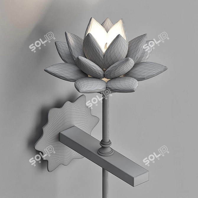 Lotos - A Symbol of Beauty 3D model image 3