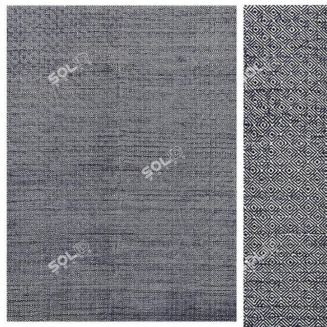 Brinley Cotton Rug 3D model image 1