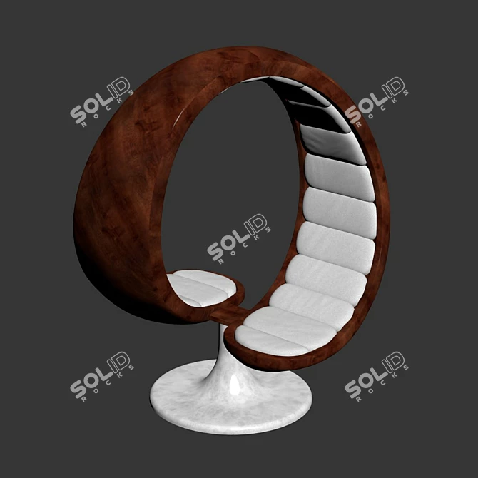 GabriellaAsztalo-97: Stylish 3D Chair Model 3D model image 4