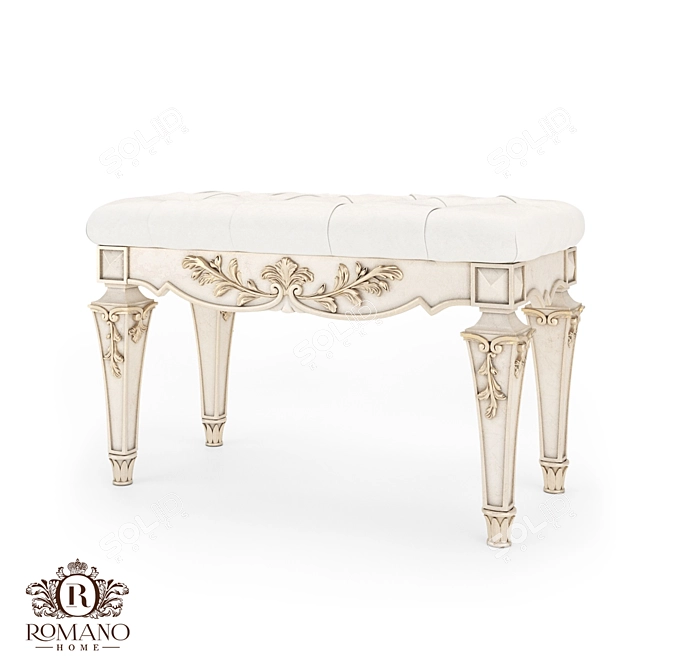 Title: Nicolet Romano Home Bench 3D model image 1