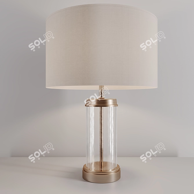 Elegant Baymont Table Lamp 3D model image 2