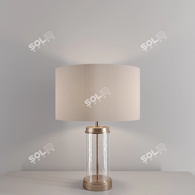 Elegant Baymont Table Lamp 3D model image 4