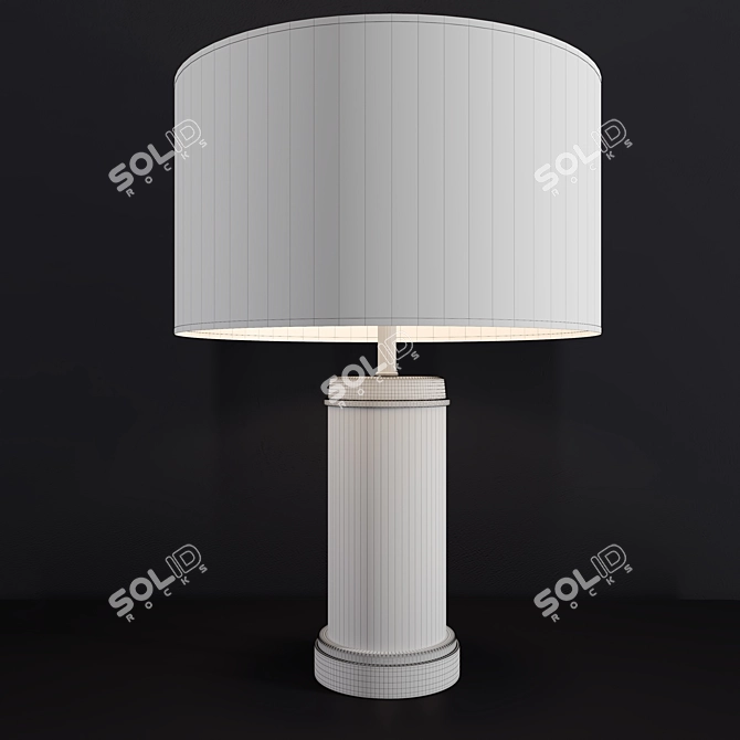 Elegant Baymont Table Lamp 3D model image 5