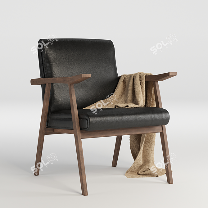 Elegant Archduck Chair: Stylish and Comfortable 3D model image 2