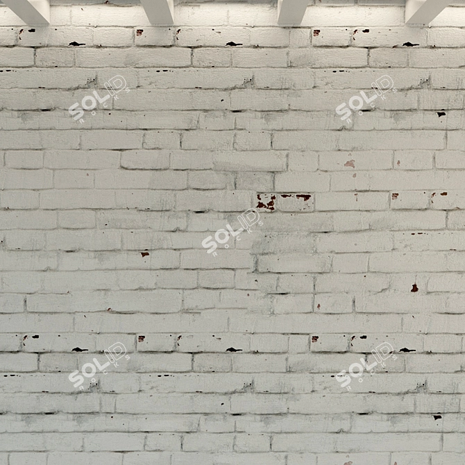 Title: Aged Brick Wall Texture 3D model image 2