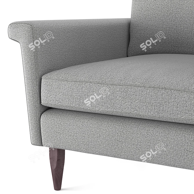 Sophisticated MARQ Pierce Armchair 3D model image 2