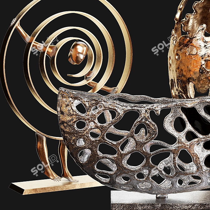 Elegant Decor Set 66: V-Ray Render 3D model image 4