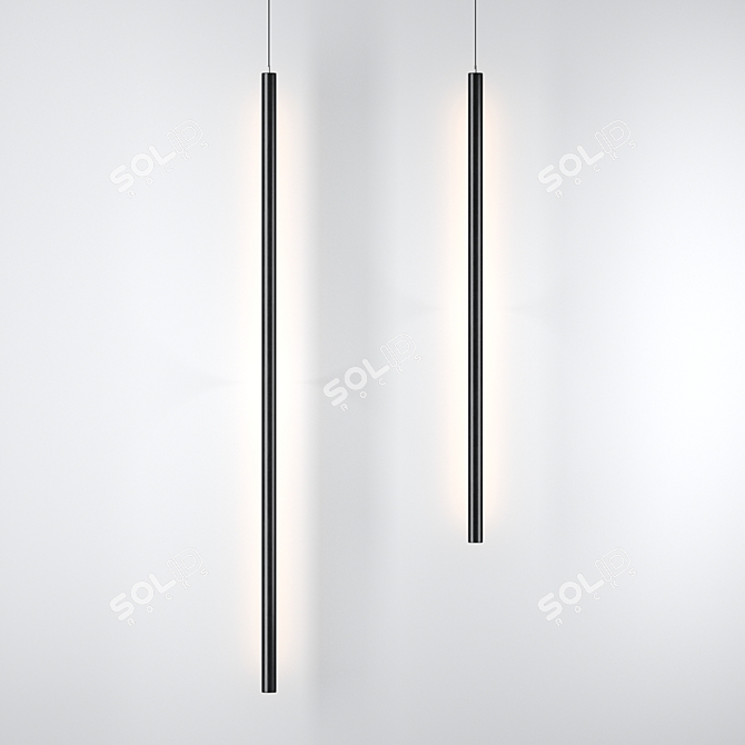 Skandi Minimal Pendant 3D model image 2