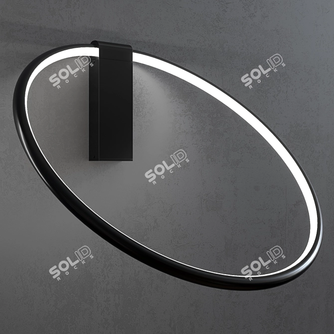 Modern Minimalist Wall Sconce 3D model image 1