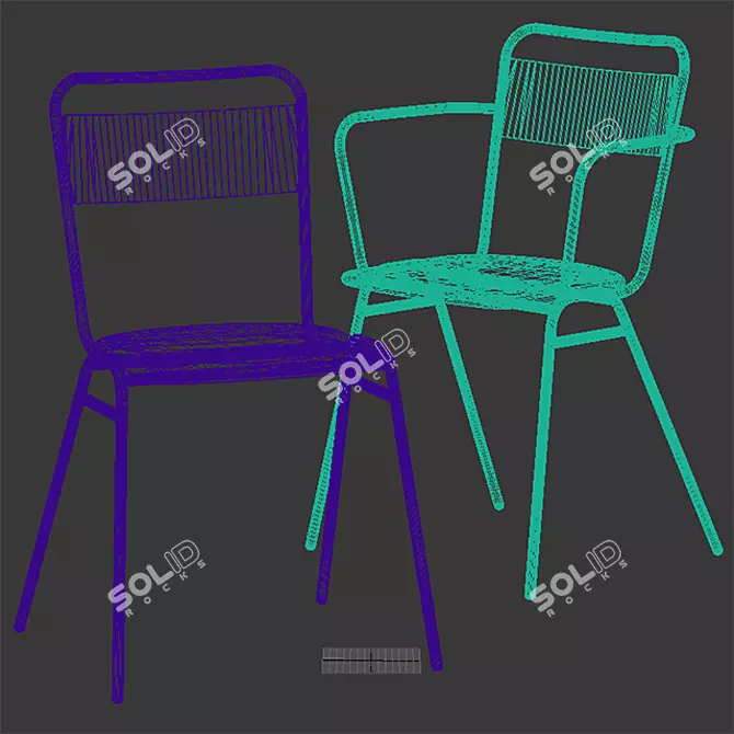 Dynamic Office Chairs: Boost Productivity 3D model image 2