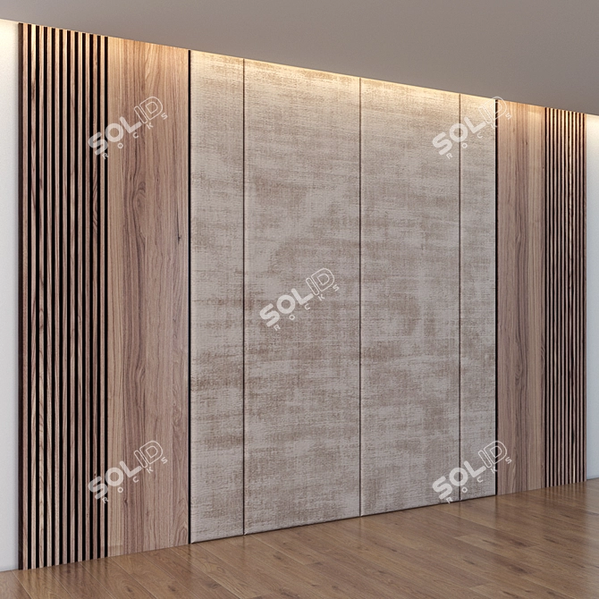 Modern Panel 22: Elegant Design 3D model image 2