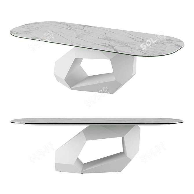 Raw Diamond Urban Coffee Table 3D model image 1