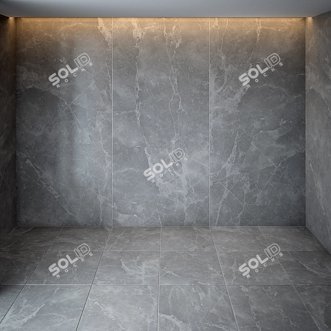 Luxury Marble Slab 075 3D model image 1