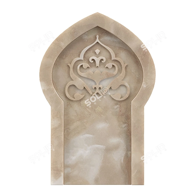 Elegant OM Arch Marble AM66 3D model image 1