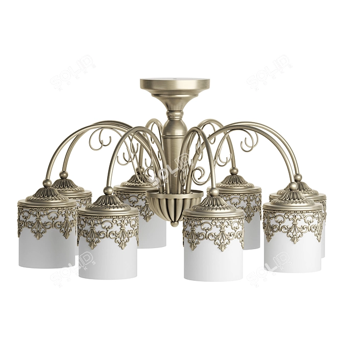 Metropolis Vita Chandelier 3D model image 1