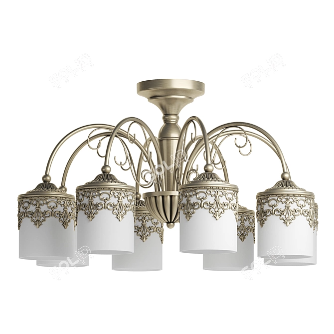 Metropolis Vita Chandelier 3D model image 3