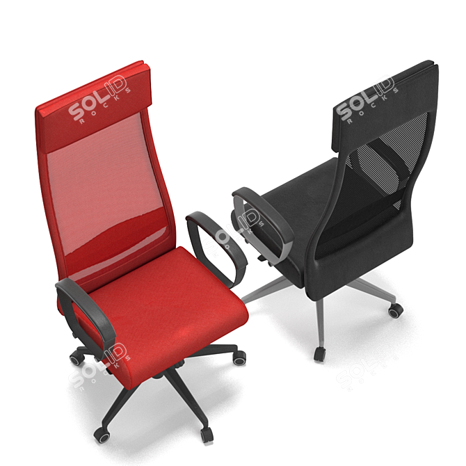 ErgoLux Markus: Ultimate Comfort Recliner 3D model image 2