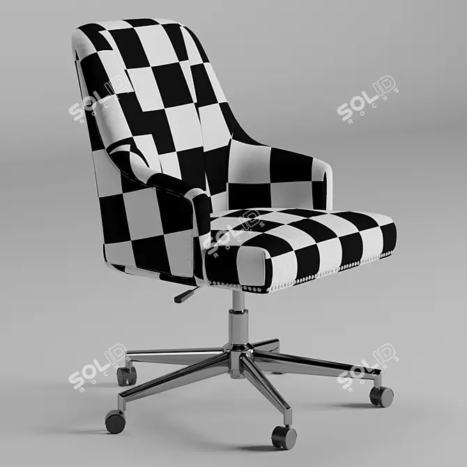 Serta Leighton Home Office Chair 3D model image 4