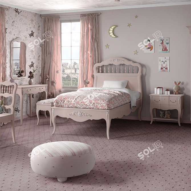 Provincial Dream Bed 3D model image 2