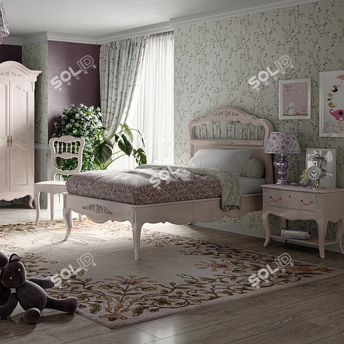 Provincial Dream Bed 3D model image 3