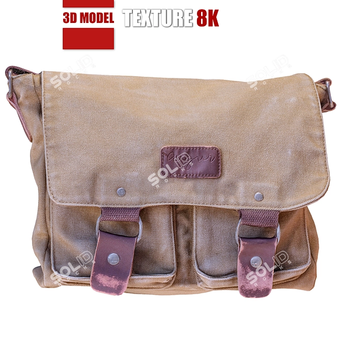 High Resolution Photogrammetry Bag 3D model image 1