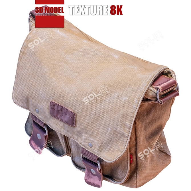 High Resolution Photogrammetry Bag 3D model image 3