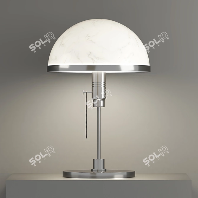 Sleek Modern Floor Lamp 3D model image 3
