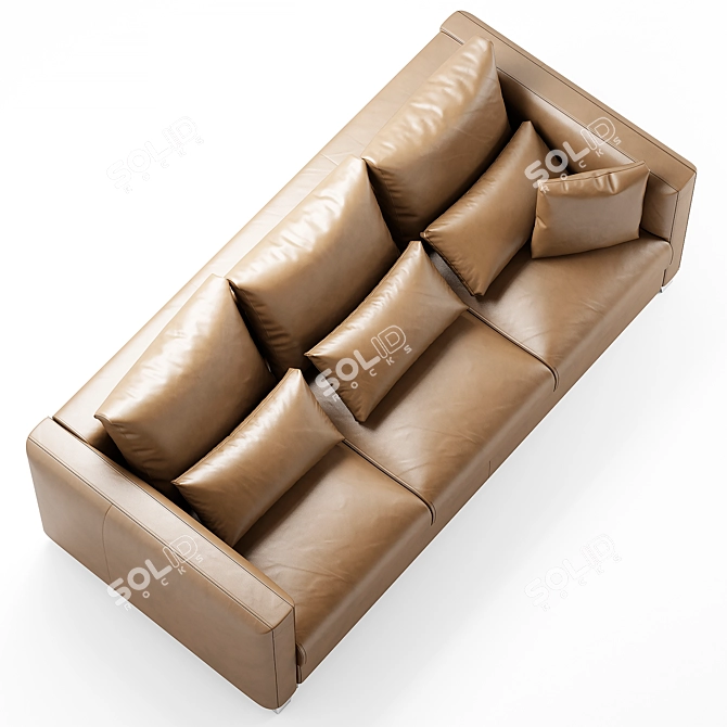 Sleek & Stylish Ligne Roset Estienne Sofa 3D model image 4