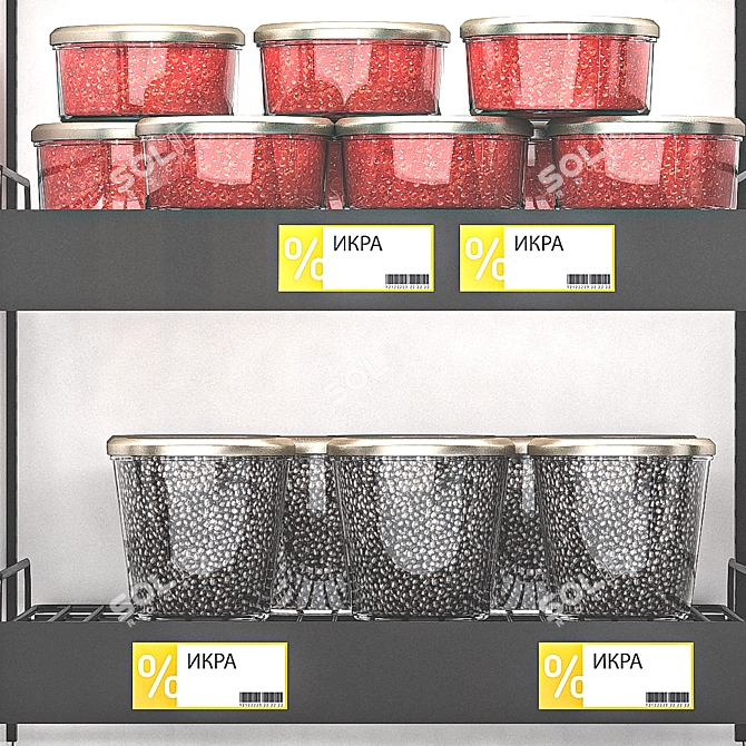 Luxury Caviar Cooler 3D model image 3