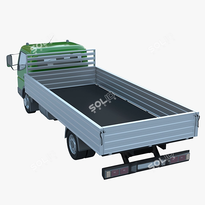 BAW Fenix 1065 Long Bed Truck 3D model image 3