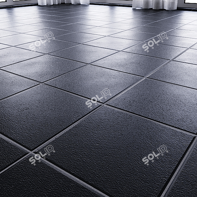 High-Res Square Tile Textures 3D model image 1