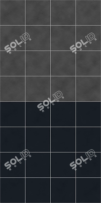 High-Res Square Tile Textures 3D model image 2