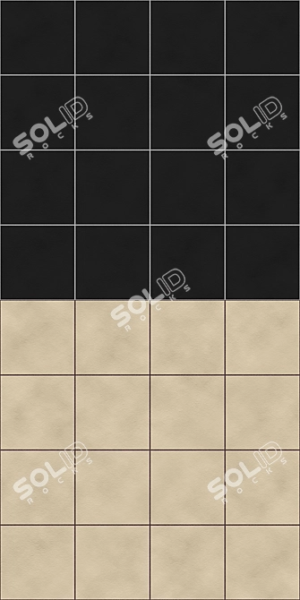 High-Res Square Tile Textures 3D model image 3