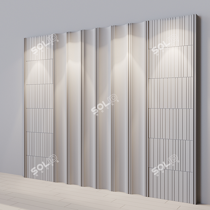 Customizable Headboard and Wall Panel - Izgolovie 9 3D model image 4