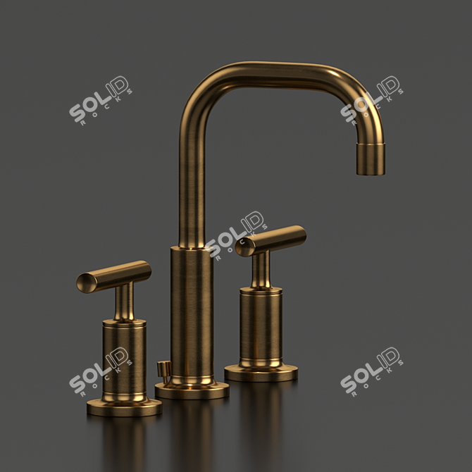 Purist Low-Leverage Faucet 3D model image 1