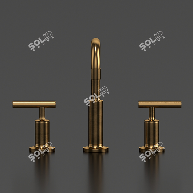 Purist Low-Leverage Faucet 3D model image 3