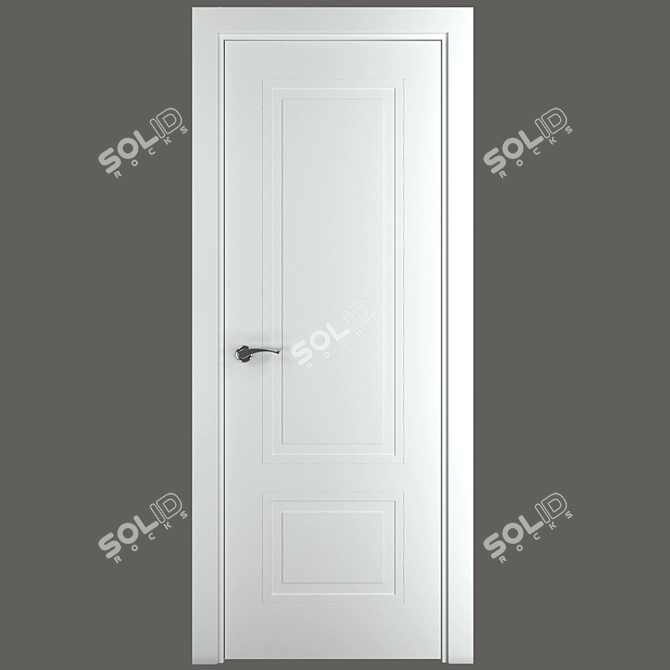 Classic Elegance: Provance Lyon 15 Interior Door 3D model image 1