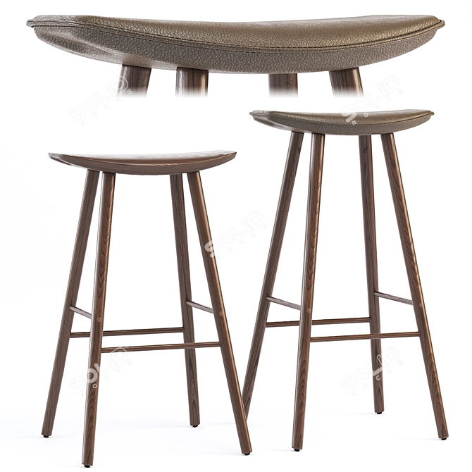 Multi-Height Sløyd Stools 3D model image 1