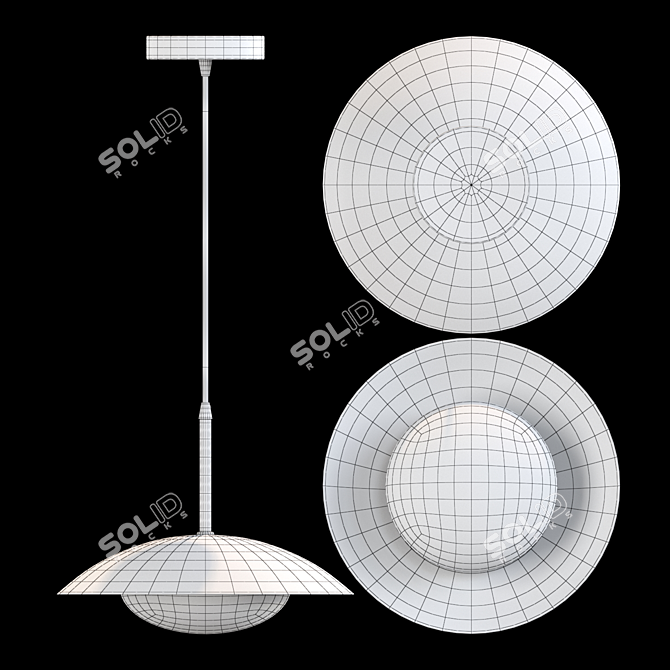 Scandi Pendant Lamp VITABY 3D model image 3