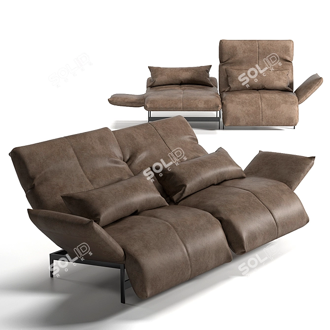 PBR Armchair for Corona Render 3D model image 1