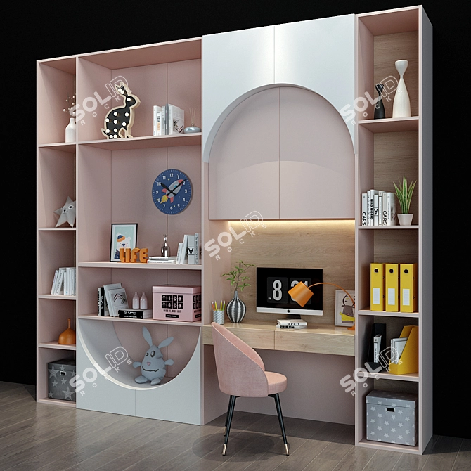 Kid's Dream 115: Stylish Children's Furniture 3D model image 3