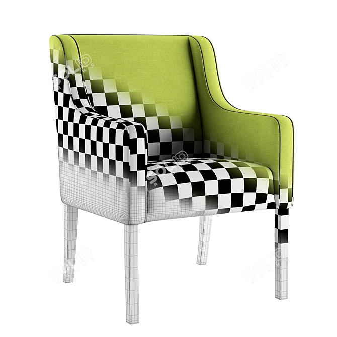 Ergonomic Denis SPK Chair - Height: 90cm 3D model image 1