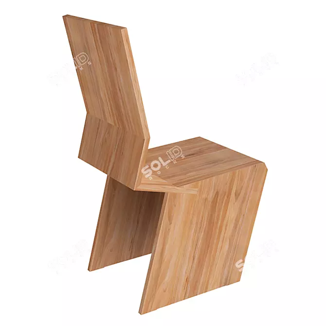 Hello Thom Chair: Modern Style & Comfort 3D model image 3
