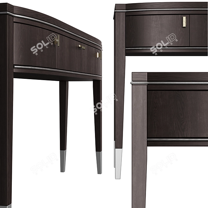 Grand Console with Drawers: Elegant and Functional 3D model image 2