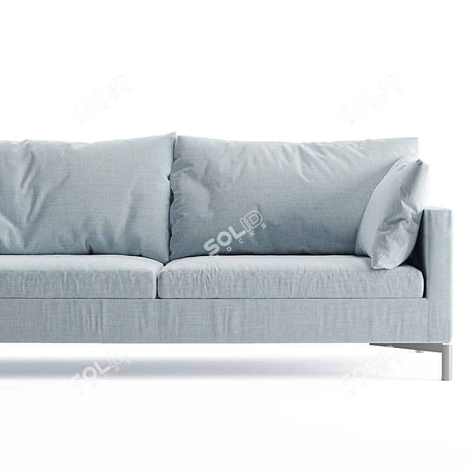 Elegant Novamobili Reef Sofa: Perfect for Two 3D model image 2