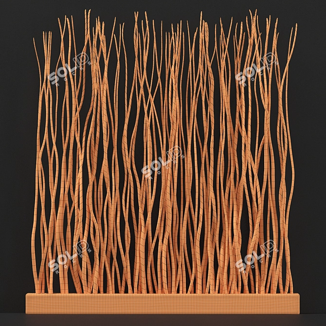 Branchy Planter: Long, Thin & Crooked 3D model image 5