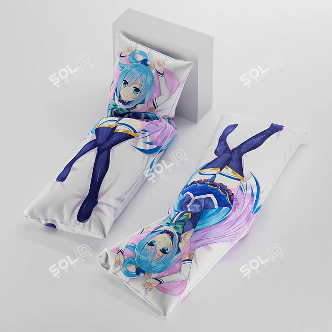 Ultimate Comfort Body Pillow 3D model image 1