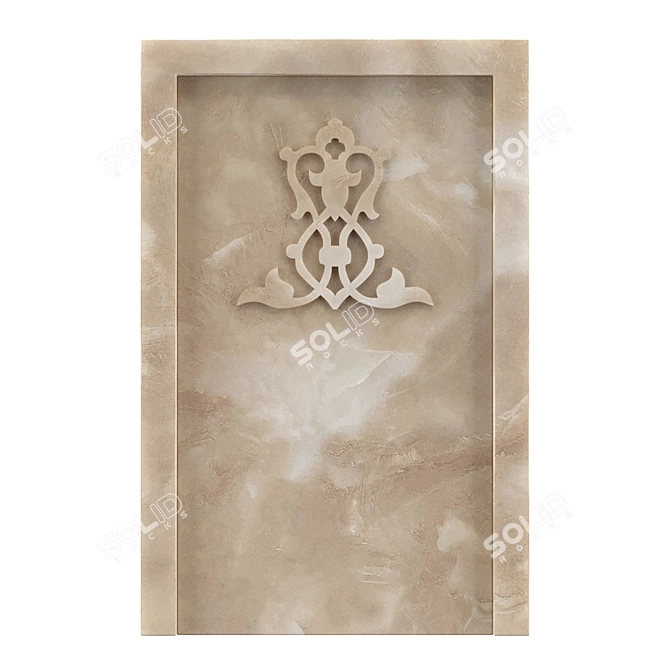 Elegant OM Arch Marble AM87 3D model image 1