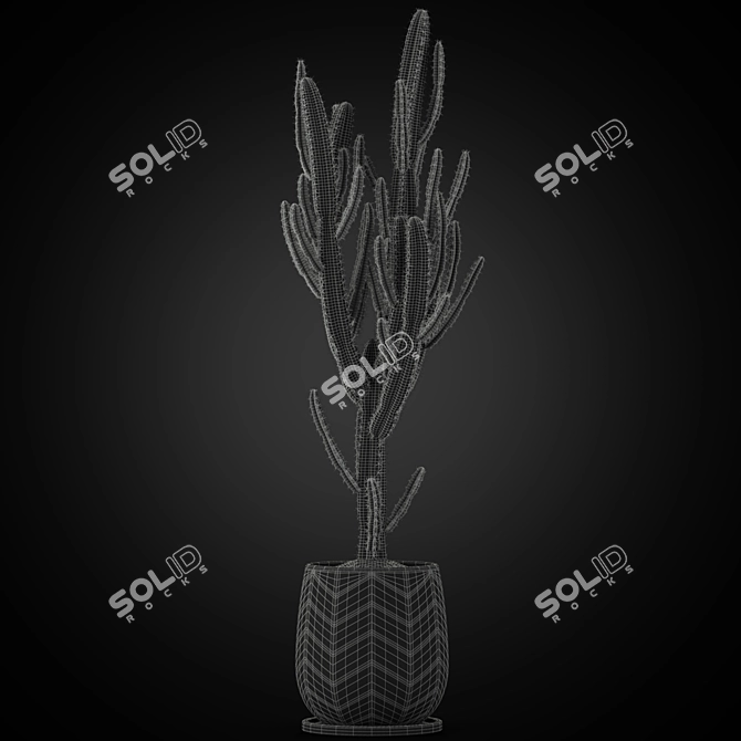Botanical Treasures: Greenery Assortment 3D model image 3