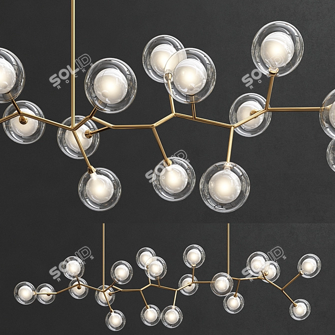 Modern Branch Lighting Collection 3D model image 3